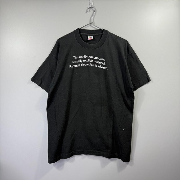 Fruit of the Loom Other - Vintage Fruit Of The Loom Shirt Mens XL Black 1993 Biennial Graphic Art Tee